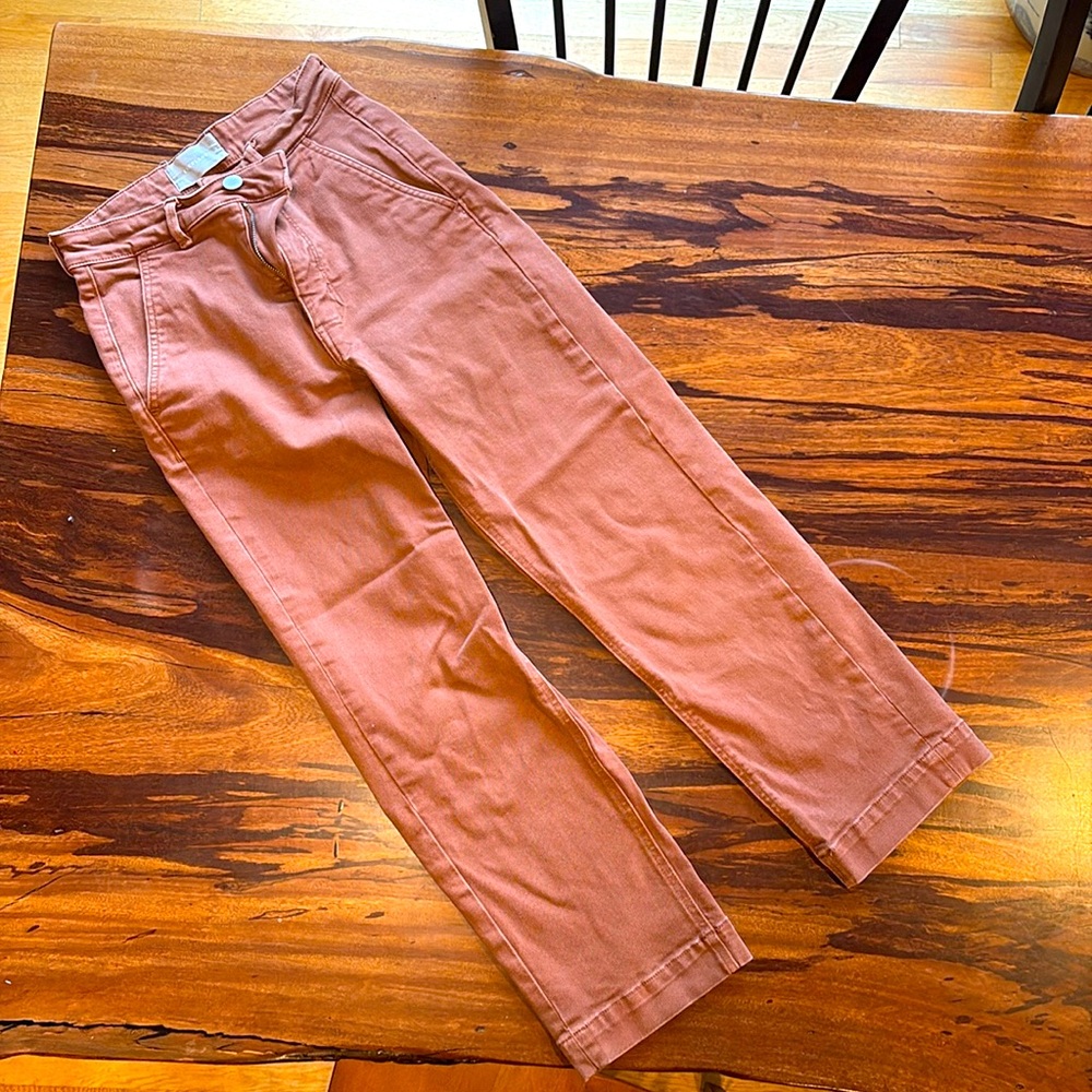 Everlane straight leg trouser pants